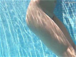 Jessica Lincoln diminutive inked Russian teenager in the pool